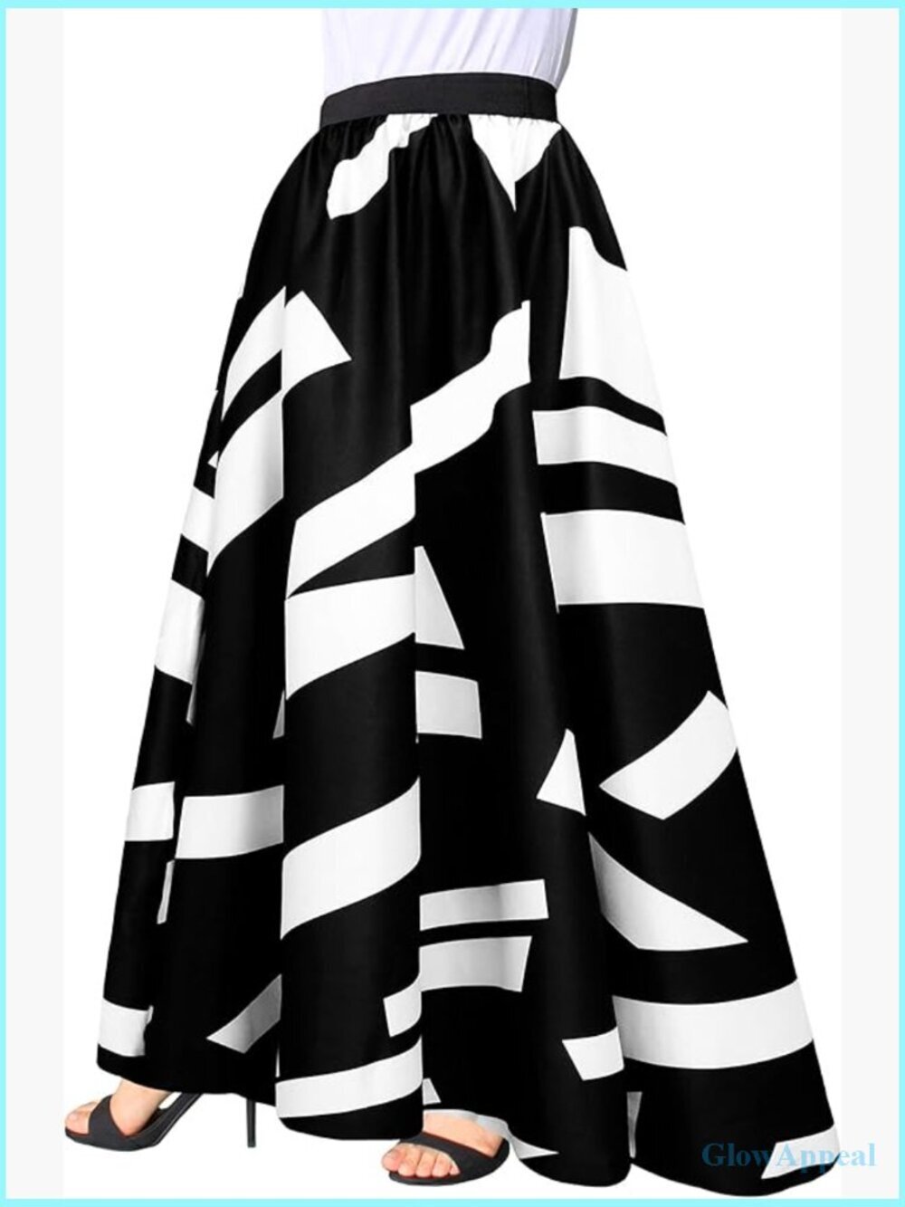 Chiffon Floor Length Maxi Skirt High Waist Beach Summer